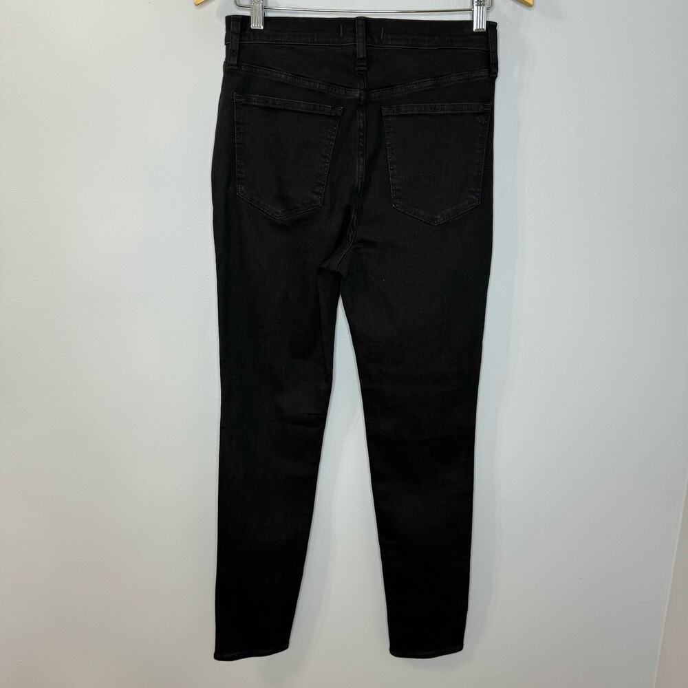 Madewell 10" High-Rise Skinny Jeans Black Stretch  Casual Women's 28 - Picture 7 of 12